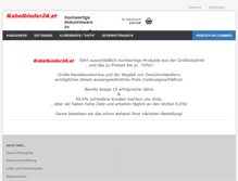 Tablet Screenshot of kabelbinder24.at